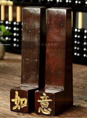 大算盘老式实木质装饰墙镇宅招财摆件收藏品财源广进桌面店铺挂墙