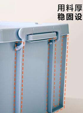 风户外露营加厚收纳箱工具箱特大号车载后备箱家用野营整理箱