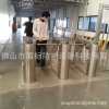 Unit personnel entry and exit access control attendance three-roller rotary gate machine face recognition pole gate half-height channel