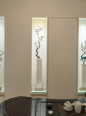 迎客松摆件客装厅玄关走轻廊壁龛奢感饰新72403100中式竖高细长艺