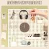 Desktop hole plate storage rack without punching vertical clip-type desk storage accessories office desk work station bezel