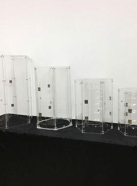 巧克力喷泉机瀑布机商用4/5/6/7层挡风外罩PVC防风防尘塑料隔离罩