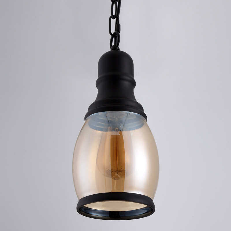 现代 美式乡村复古吊灯 玻璃灯罩吊灯 玻璃单头小吊灯loft,淘宝优惠券,粉丝福利购,淘宝优惠卷