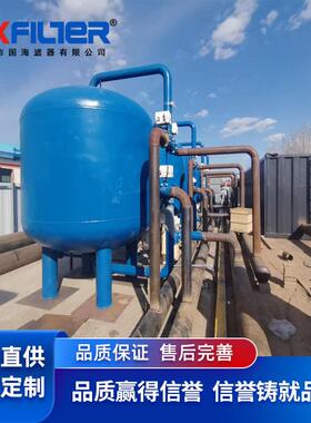 国海滤器 5T/h304 不锈钢多介质过滤器 DN65进出口 化工水处理