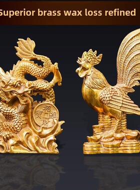 铜生肖饰品，一套完整的12生肖，鼠，牛，虎，兔，龙，蛇，马，羊