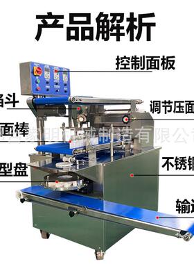 用新商全自动包子馒头机月923饼小笼包生煎机包仿手工卷面式包型