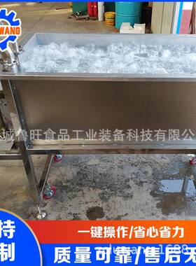 气泡翻浪式自动果蔬清洗槽 不锈钢小型果蔬清洗机 气泡解冻池