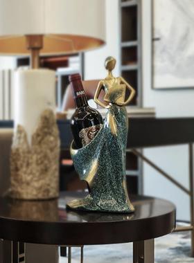 酒柜红酒架摆件家居客厅餐厅桌面房间电视柜装饰