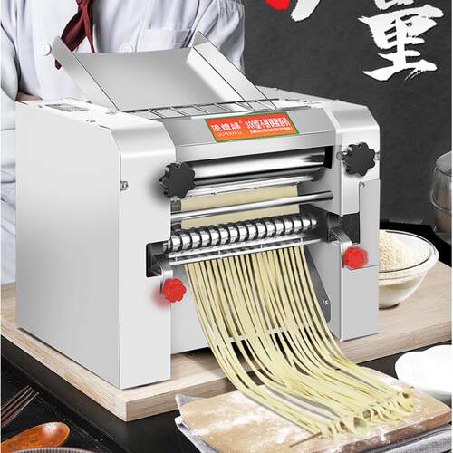 俊媳妇商用台式300不锈钢面条机压面机包子馒头揉面机饺子皮机 - 图1