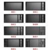 Personalized stainless steel TV niche embedded 75/85/100 inch living room TV background wall finished frame