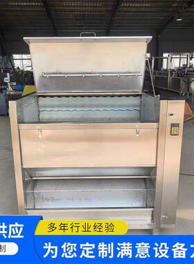 商用野山参根材清洗去泥设备胡萝卜山清洗去皮机毛辊清洗机