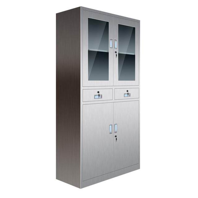 Stainless steel parts ke-0023a cabinet office stainless steel 201 cabinet archive room information cabinet 304 stainless steel text