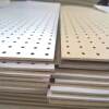 Perforated board manufacturer medium fiber density board wooden punched mesh veneer multi-hole perforated board decorative sound insulation board wall panel