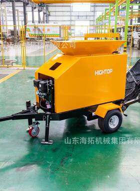 源头工厂HT135轮胎移动式颚式破碎机 建筑垃圾青石粉碎机械设备