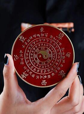 正品纯摆黄摆铜摆件家居桌面件干 干坤八卦黄铜件客厅玄关装饰品