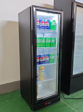 工厂直销66L立式玻璃门饮料展示冰箱0-10℃价格便宜