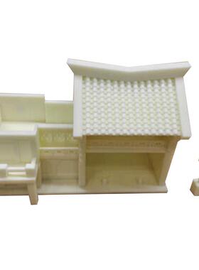 建筑手板模型 打印模型 树脂红蜡软胶3d打印 毕业设计作品