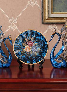 欧式创意家居饰品客厅电视柜玄关酒柜桌面招财摆件乔迁结婚礼物