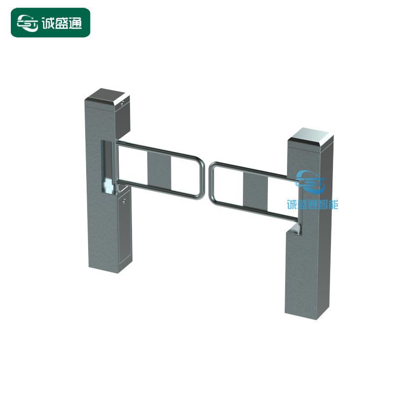 Supermarket automatic manual single movement swing gate stainless steel tripod turnstile attendance system face recognition smart gate