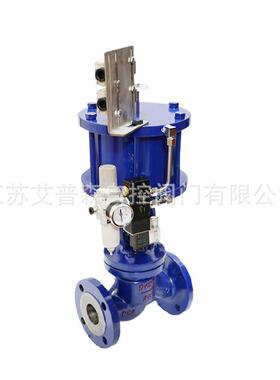 气动法兰截止阀 H641H-16C/25C气动调节型铸钢法兰蒸汽截止阀
