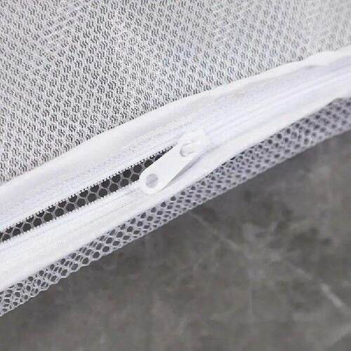 Laundry Hamper Mesh Mesh Foldable Laundry Basket Bag - 图0