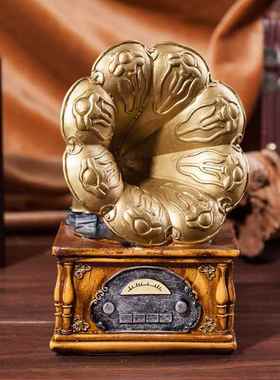 复古铁艺信报箱邮箱模型定做纯手工装饰品道具邮筒摆件邮政收纳桶