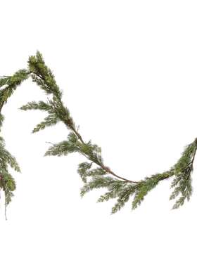 诞HE202308饰节人造3米M雪藤条装圣餐桌桌面摆松饰墙面节日活动氛