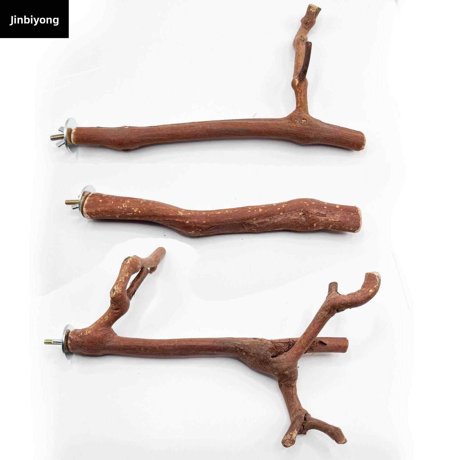 鹦鹉鸟站杆原木葡萄木花椒木苹果木站棍鸟类磨爪栖息站架鸟笼配件,淘宝优惠券,粉丝福利购,淘宝优惠卷