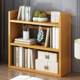 Desktop storage shelf Office small multi-layer bookcase simple floor-standing solid wood household children's bookcase