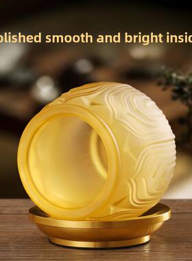 釉圣水杯、供水杯、佛杯、家用观音净水杯、贡品杯、佛杯、家居桌