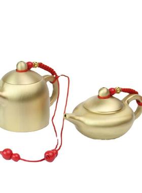 工艺品小商品黄铜茶壶装饰摆件