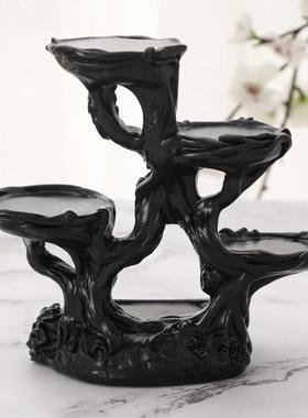 餐边柜装饰品摆件新款套装摆件创意家居树脂工艺品客厅装饰品中式