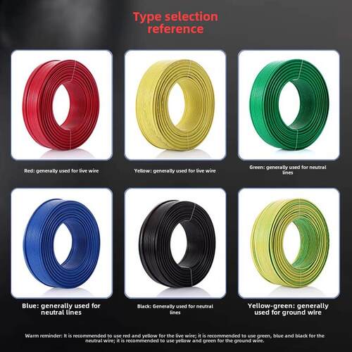 电线家用家装国标铜芯单股硬线阻燃电缆BV1 1.5 2.5 4 6平散剪5米 - 图0