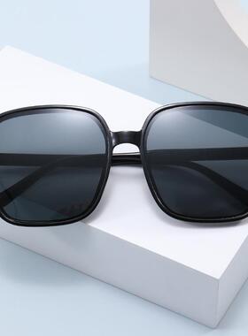 2024款米钉方形大框时尚遮阳墨镜ins韩版渐变色街拍太阳眼镜现货