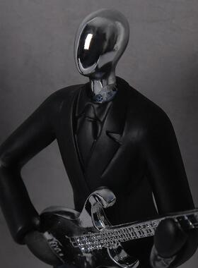 北欧风酒柜装饰品摆件室内家居客厅电视柜办公室艺术人物摆设