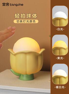 花朵造型创意收纳摆件家居装饰品客厅卧室桌面氛围灯小夜灯少女心