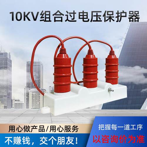 TBP-ABC-12.7(7.6)/131/85组合式高压三相过电压保护器10KV三四柱 - 图2