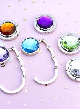 挂钩神器创意便携式挂包钩折叠包包挂钩圆形金属挂包器实用纪念品