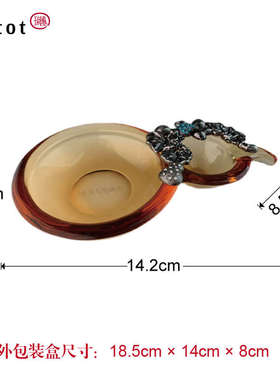 tittot琉园琉璃桌面葫芦摆件办公装饰 福禄丰收 生日开业乔迁礼物