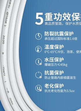 净水器水管2分3分PE管带米标家用商用净水机配件净化净水器连接管