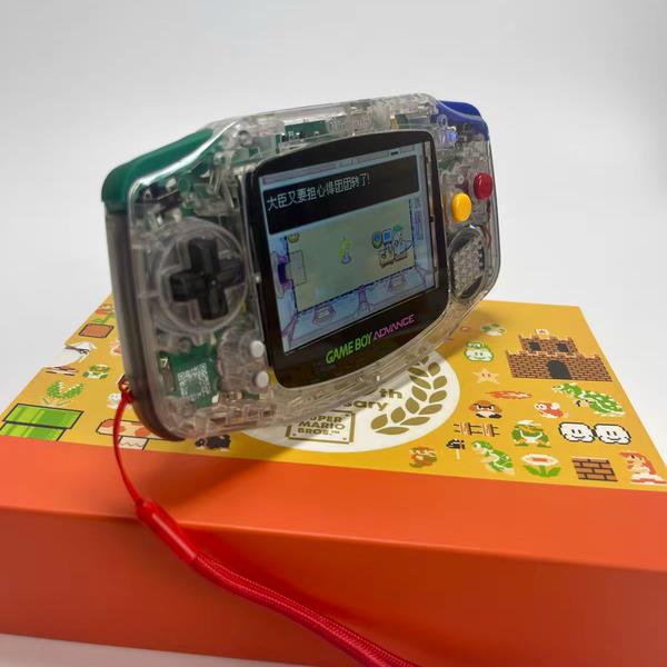 开源主板改装GBA游戏掌机SFC透明外壳兼容gba gbc sfc md模拟器 - 图1