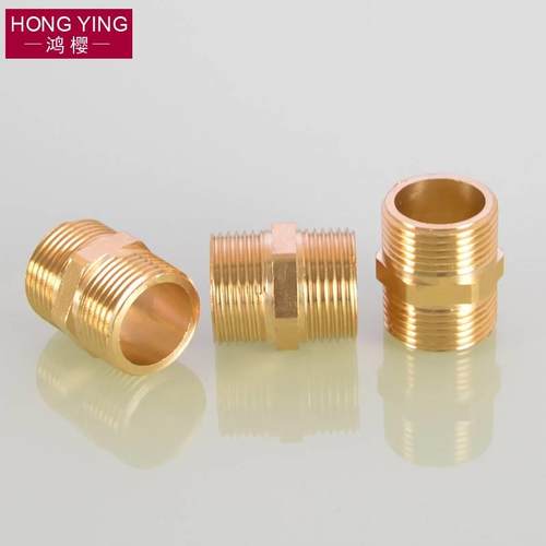 12/15/2/25寸双外丝直接对丝变径异径4分6分转接头水管铜配件 - 图2