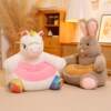 Animal small sofa cushion and backrest integrated futon bedroom living room floor cushion tatami lazy bay window seat pier