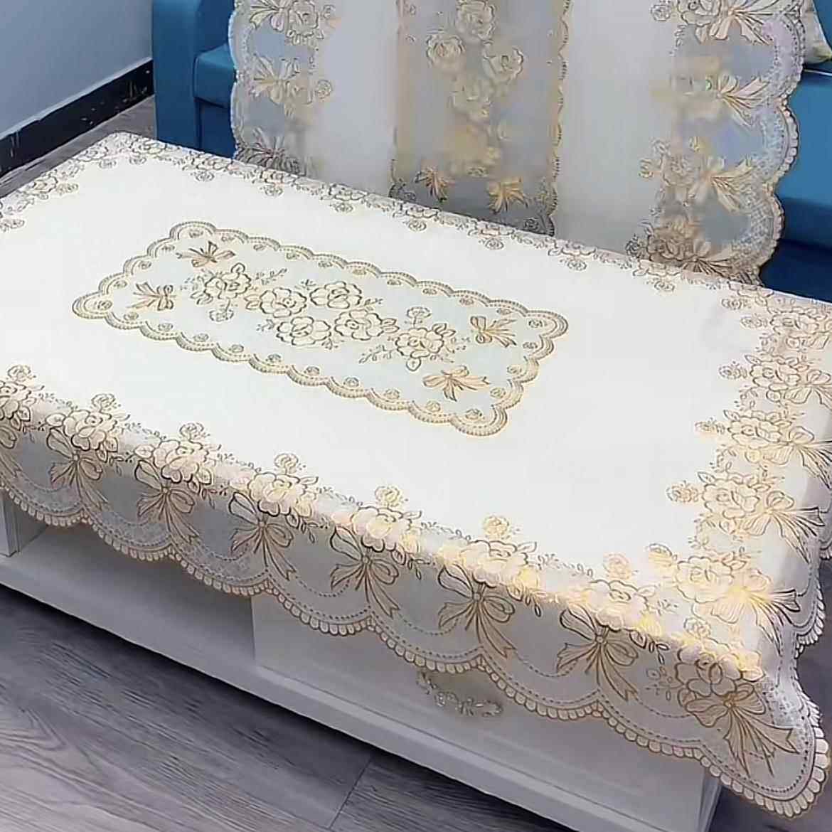 pvc烫金防水防烫免洗桌布长方形欧式桌布茶几垫台布圆形桌布方形,淘宝优惠券,粉丝福利购,淘宝优惠卷