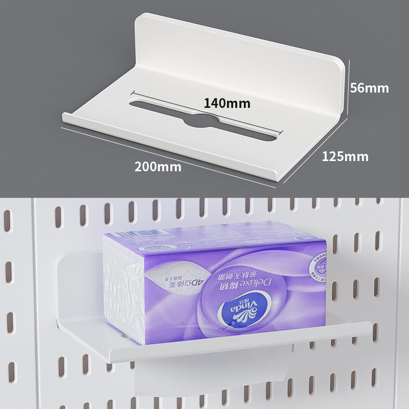 Office desktop hole hole storage rack