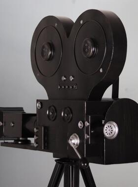 真大摄影放映机模型复仿号怀旧老物件创意店铺影院装饰摆古件212