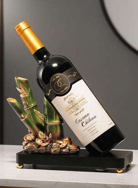 节节高升红酒架摆件酒柜装饰品轻奢高档高级感客厅家居饰品餐边柜