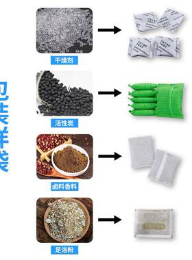 超声波无纺布包装机艾草粉足浴粉铁氟龙多物料香料自动包装机设备