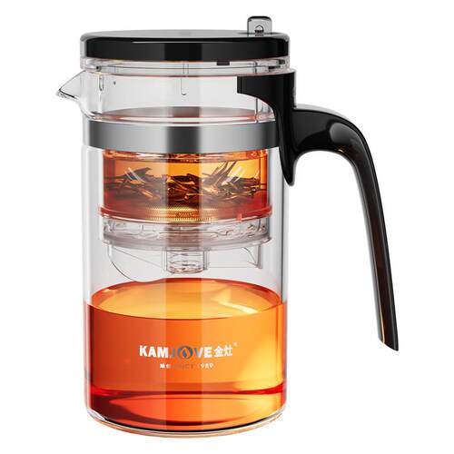 K-209飘逸杯泡茶壶饮具500ml茶水分离泡茶杯办公室玻璃茶具 - 图3