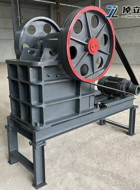 颚式破碎机大理石建筑垃圾矿山石粉岩石破碎机小型果园破碎制砂机